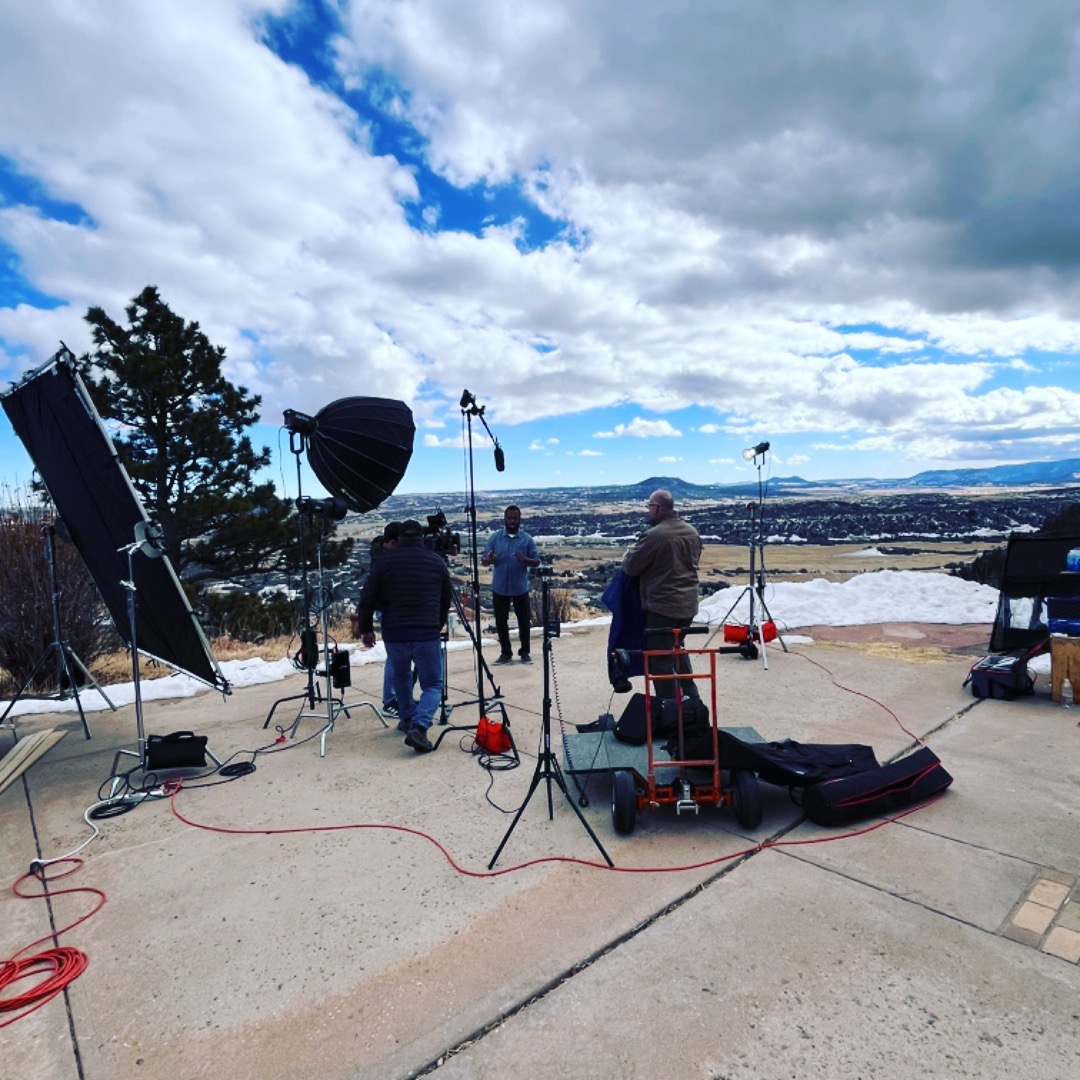 Great time filming an important project! The Lord was gracious to us and the weather was amazing! Filming outside in January in Colorado! Thankful for a great crew!
